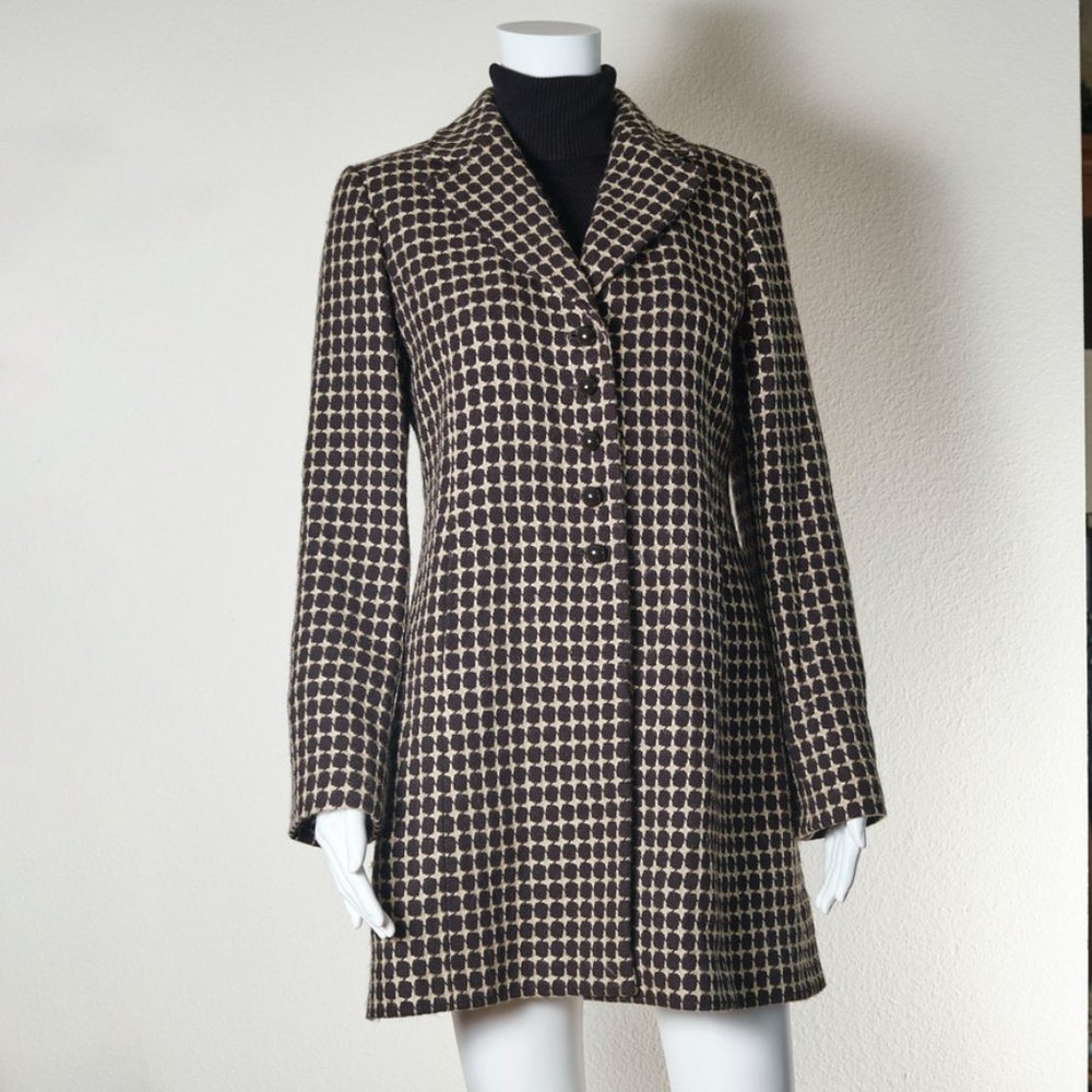 Ann Taylor: Patterned Statement Pea Coat - image 2